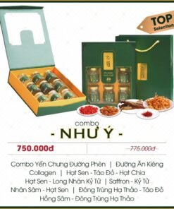 Hộp Quà Yến Chưng Như Ý Tặng kèm 1 hộp đường phèn