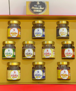 Bách Hoa Yến Set 10 Hũ – Vị Táo Đỏ